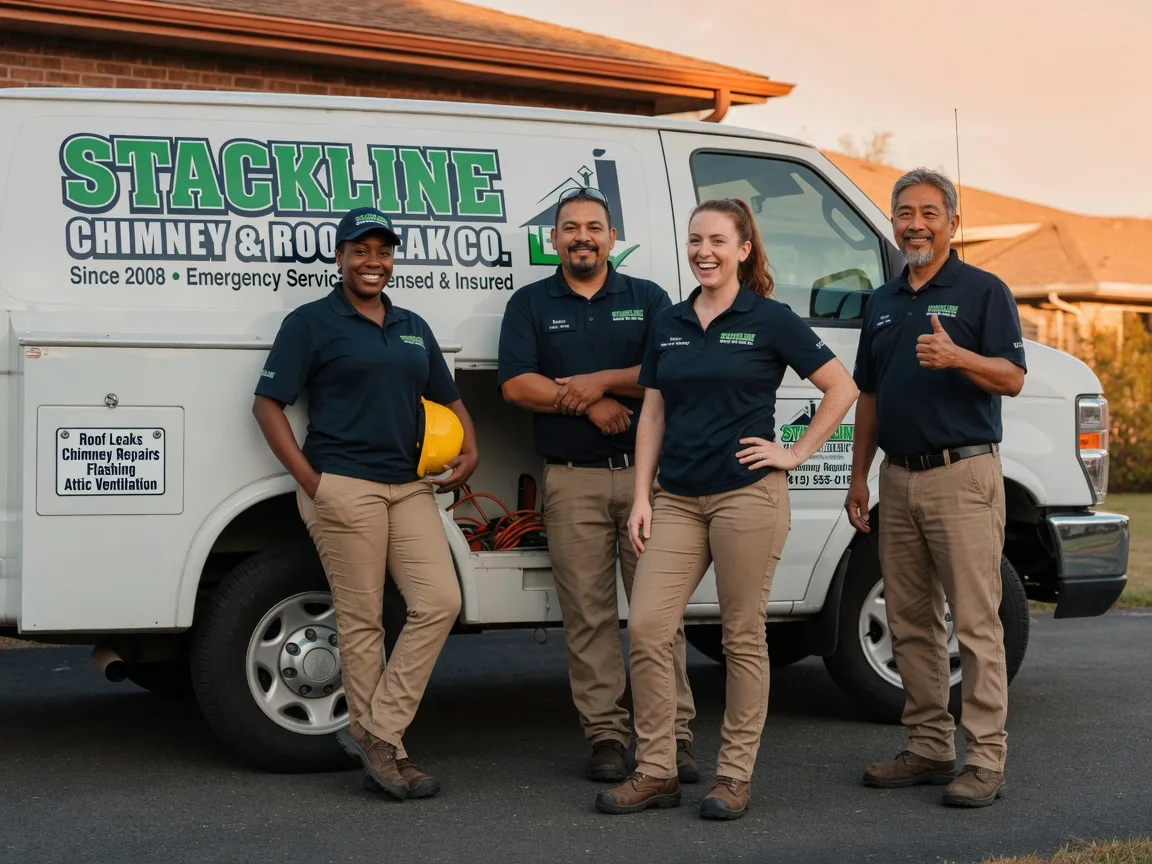 Chimney flashing repair company in Eakly, OK